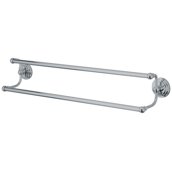 Milano 18" Dual Towel Bar, Polished Chrome